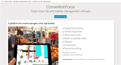 Desktop Screenshot of conventionforce.com